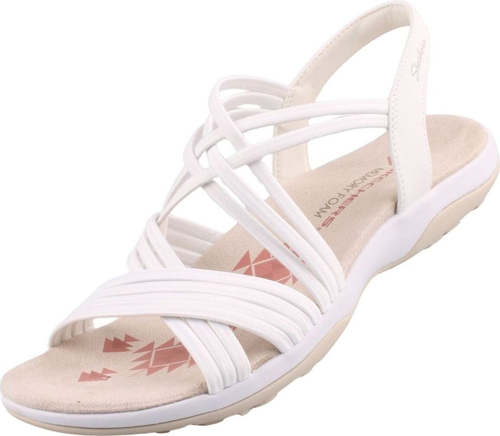 Skechers REGGAE SLIM-SUNNYSIDE Sandalen Weiß, 25 mm Produktbild 