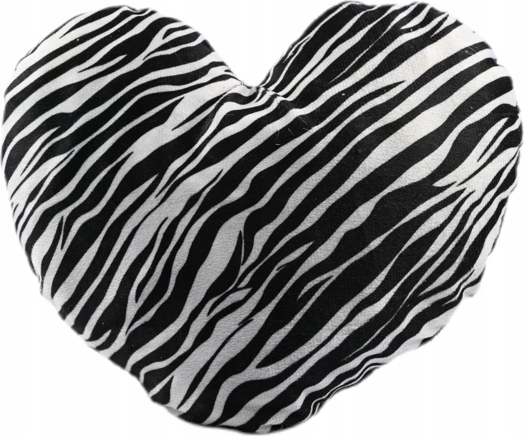 Premium Herz-Kissen Schwarz-Weiß Dekokissen Valentinstag Produktbild 