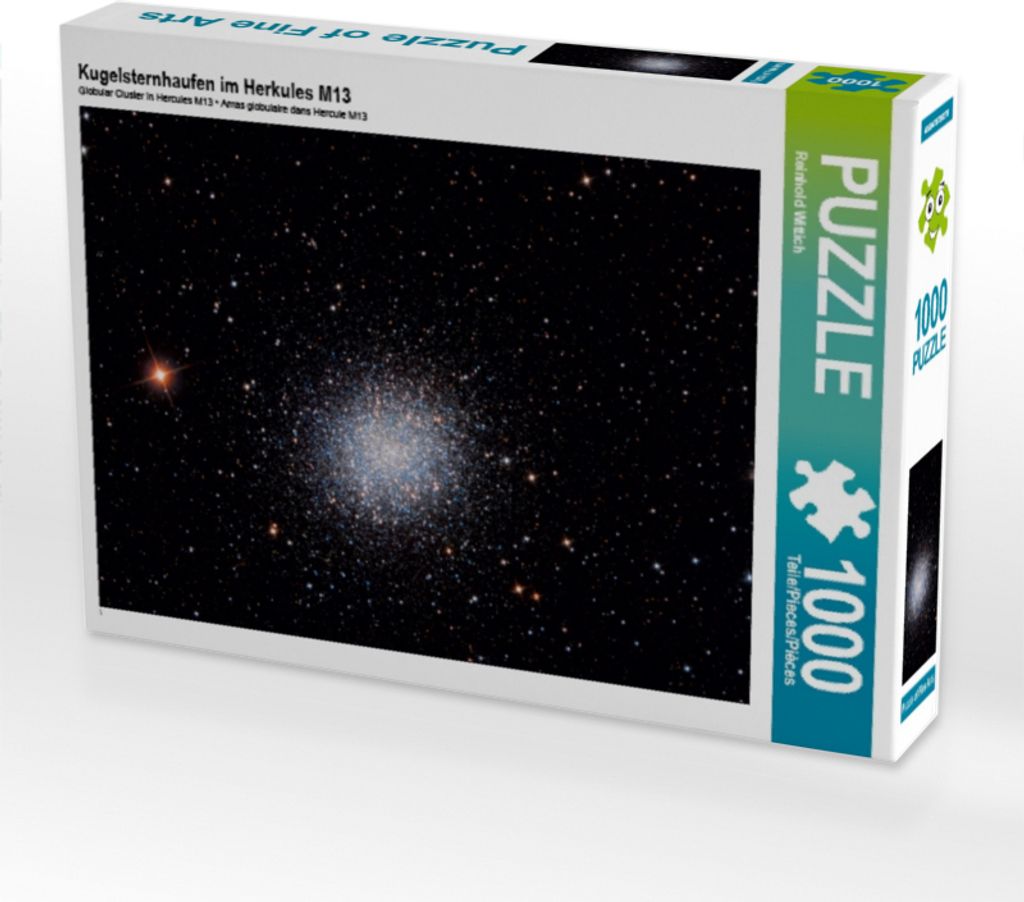 Calvendo Kugelsternhaufen im Herkules M13 1000 Teile Puzzle quer 640x480mm, Wittich Reinhold; 7460911