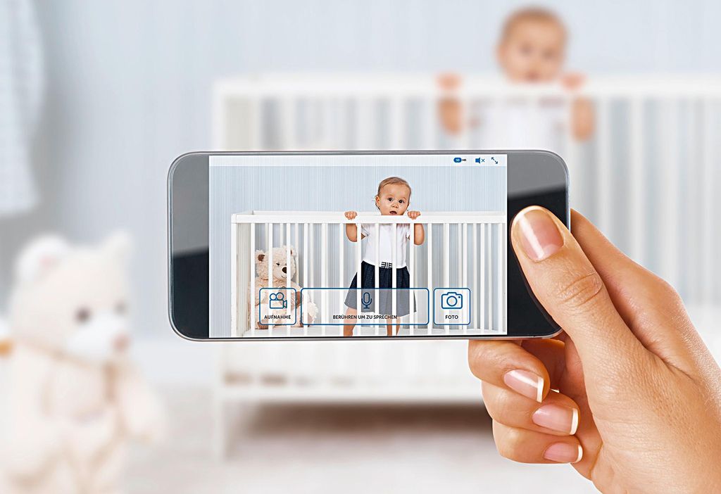 reer Video-Babyphone und IP Kamera BabyCam Steuerung per einfache Einrichtung 