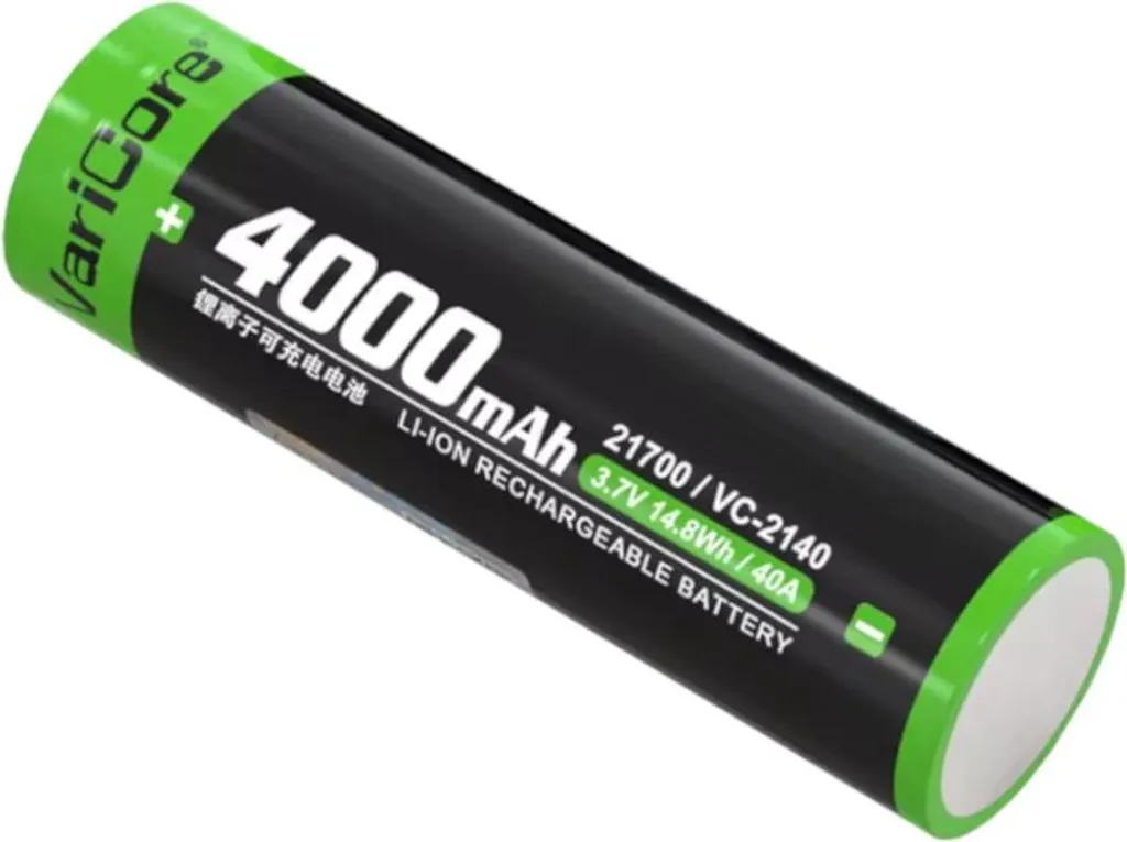 Accumulateur Rechargeable 21700 Li-ion 4000mAh pour Appareils Photo