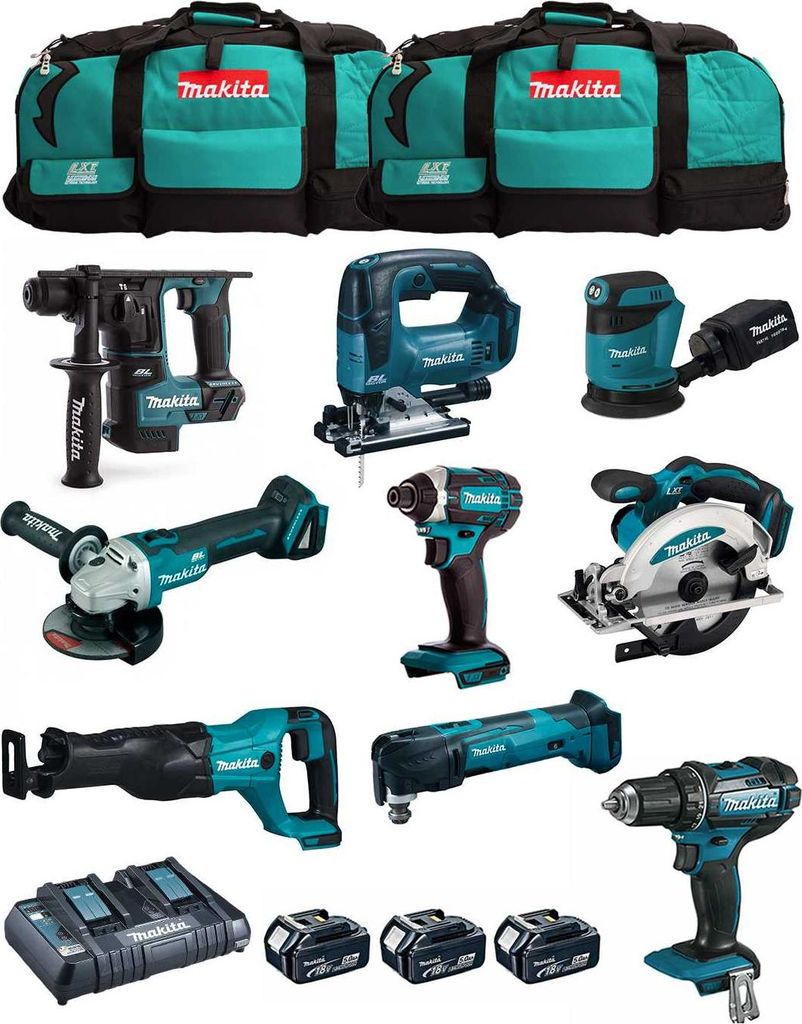 MAKITA Kit MK901 (DDF482 + DHR171 + DGA504 + DTD152 + Produktbild 