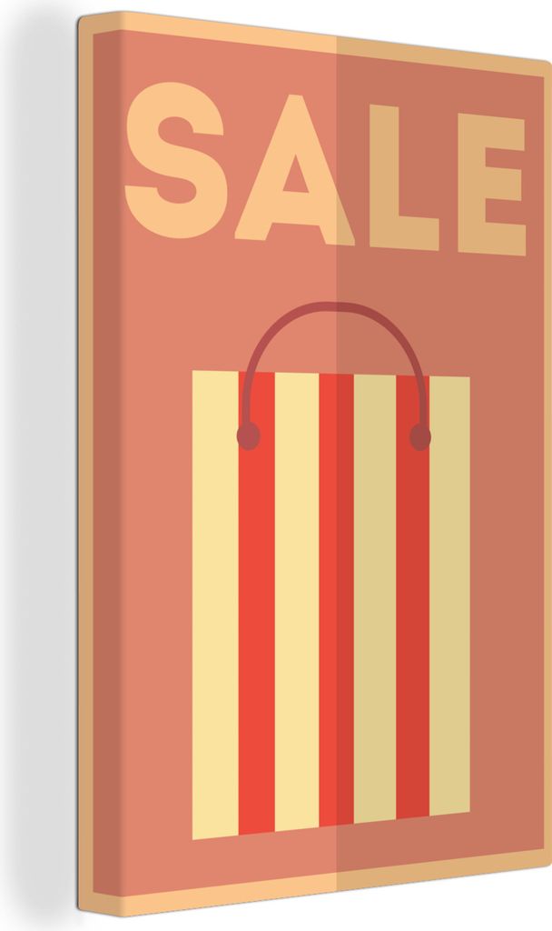 OneMillionCanvasses - Leinwandbilder - 90x140 cm, Zitate - Verkauf - Geschenk - Rabatt - Tasche, Wandbilder Kunstdruck Wanddekoration - Wandschmu...