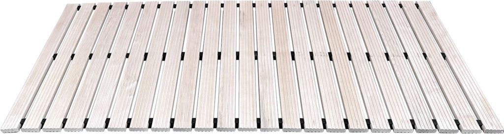 PAULIMOT Holzlaufrost 2.000 x 800 mm aus massivem Buchenholz
