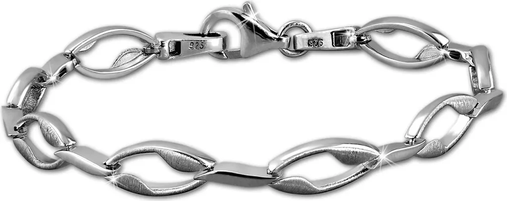 Argent Sterling 925 Bracelet Ranke 18.8cm SilberDream Bijoux SDA465J