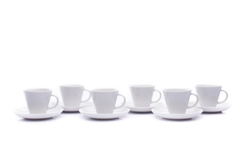 Thun 1794 Tom, tasses à café et soucoupes, 200 ml, blanc, Image du produit 