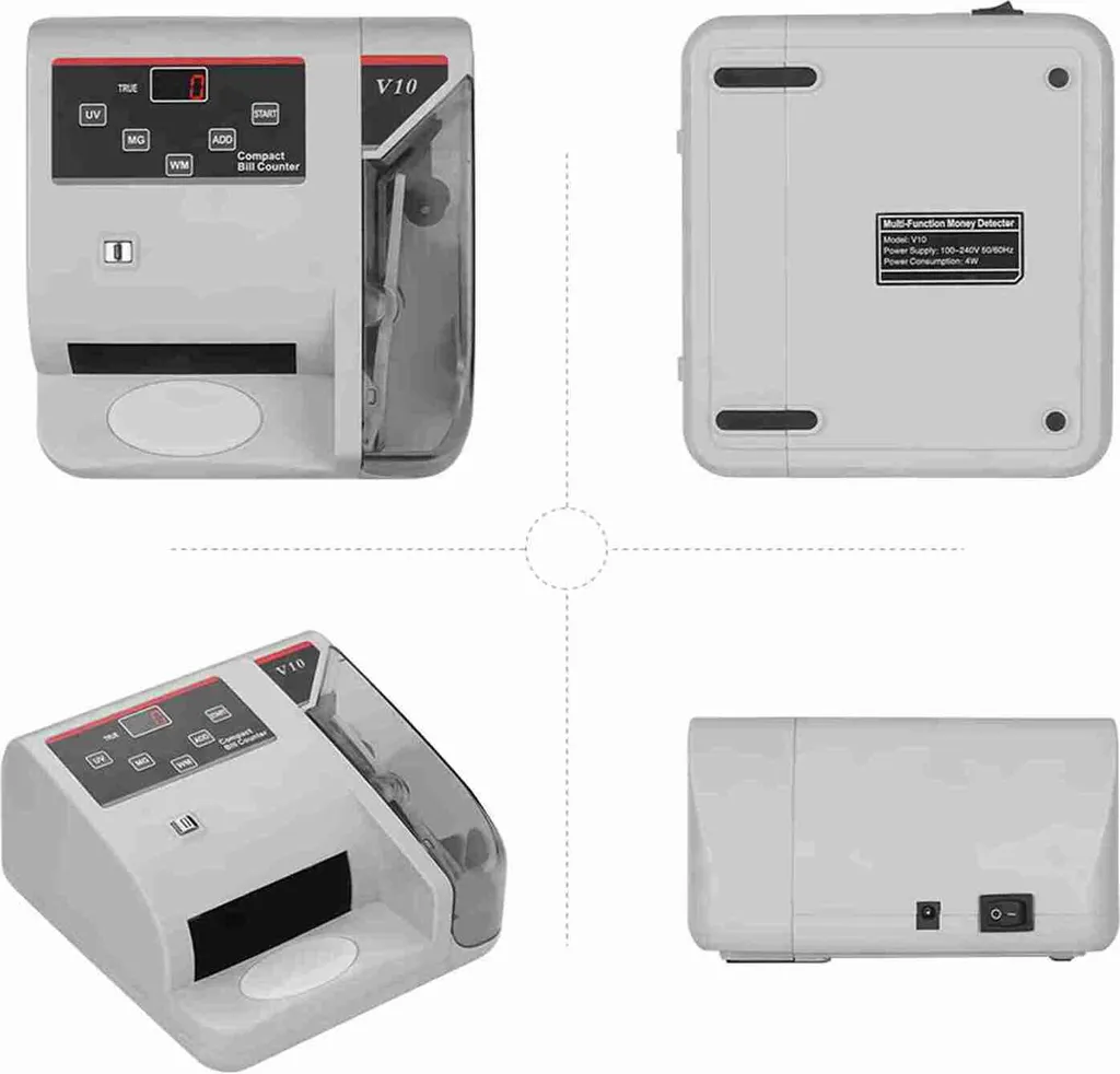 Compteuse de billets avec écran LED et double détection MG WM compacte - 5