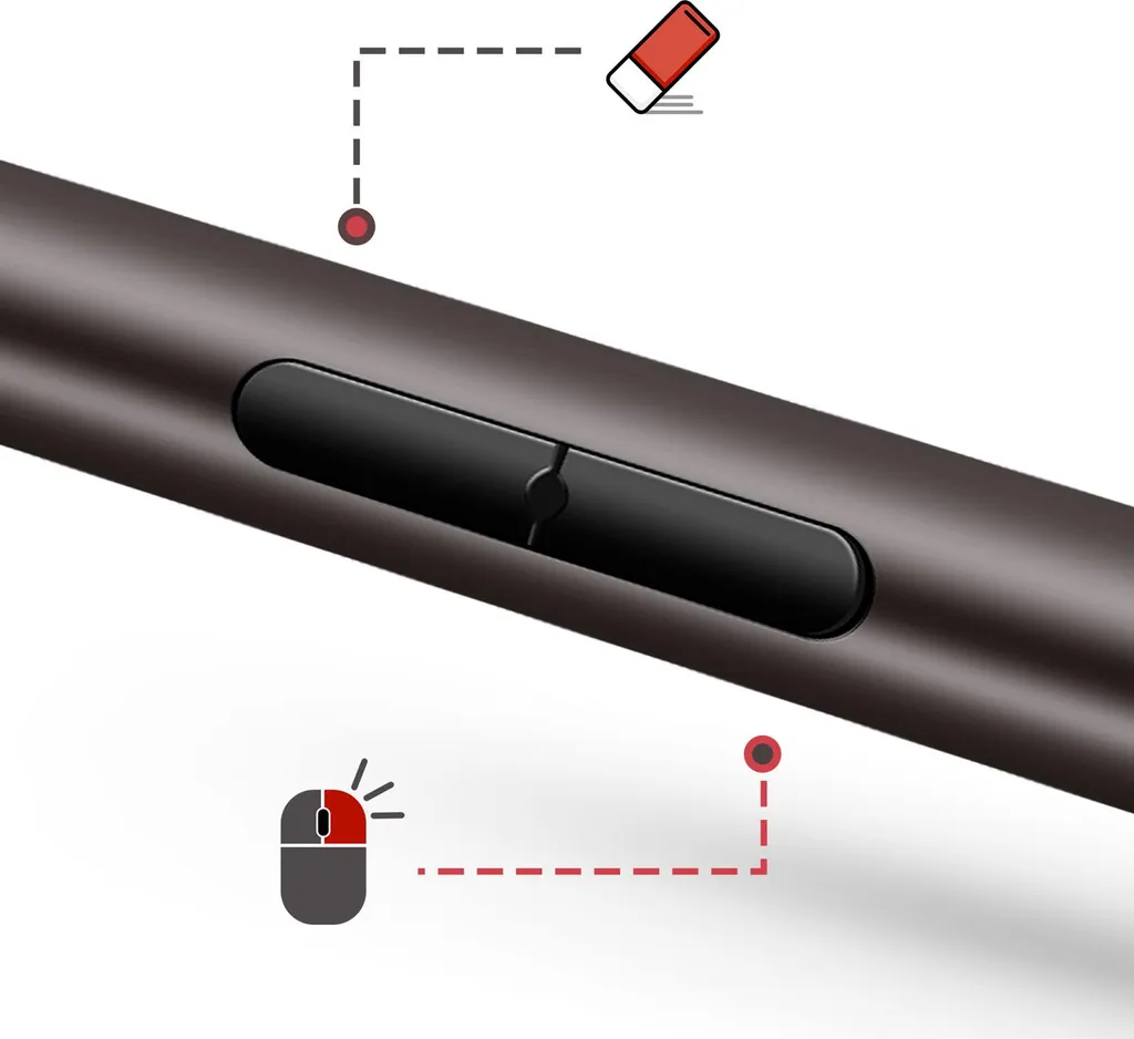 Stylet pour Prise de Notes sur Surface Microsoft Écriture Fluide Noir
