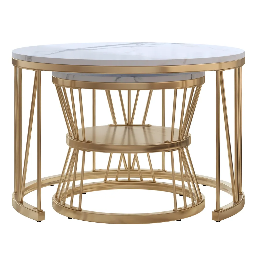 Table d'appoint Salon Modulable Fortuna Lai pour Petits Espaces - 10