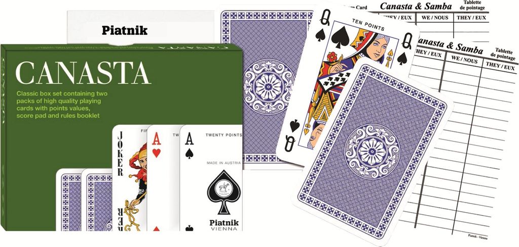 2555 - Canasta avec bloc d'évaluation Image du produit 