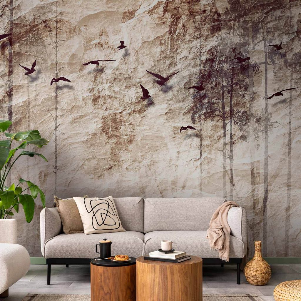 Selbstklebende Folie Fototapete - Paper Nature 245x175 cm Tiere b-C-0001-a-c