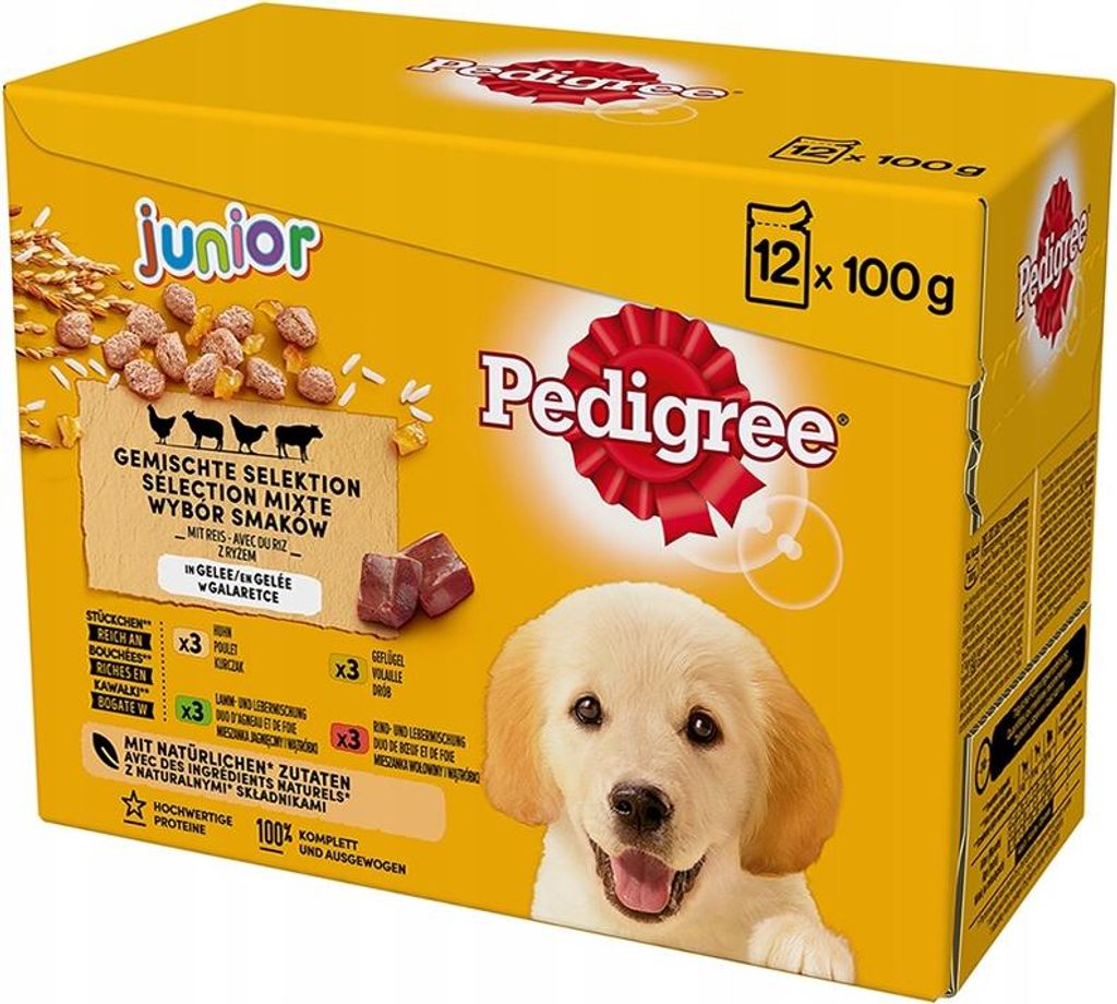 Pedigree 5900951017247, Junior, Kuřecí maso, Rýže, 100 g Obrázek produktu 