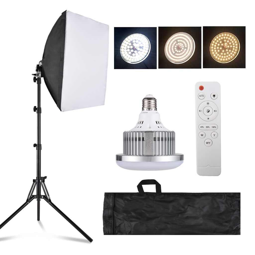 Andoer Studio-Fotografie-Licht-Set, Softbox-Beleuchtungsset Produktbild 