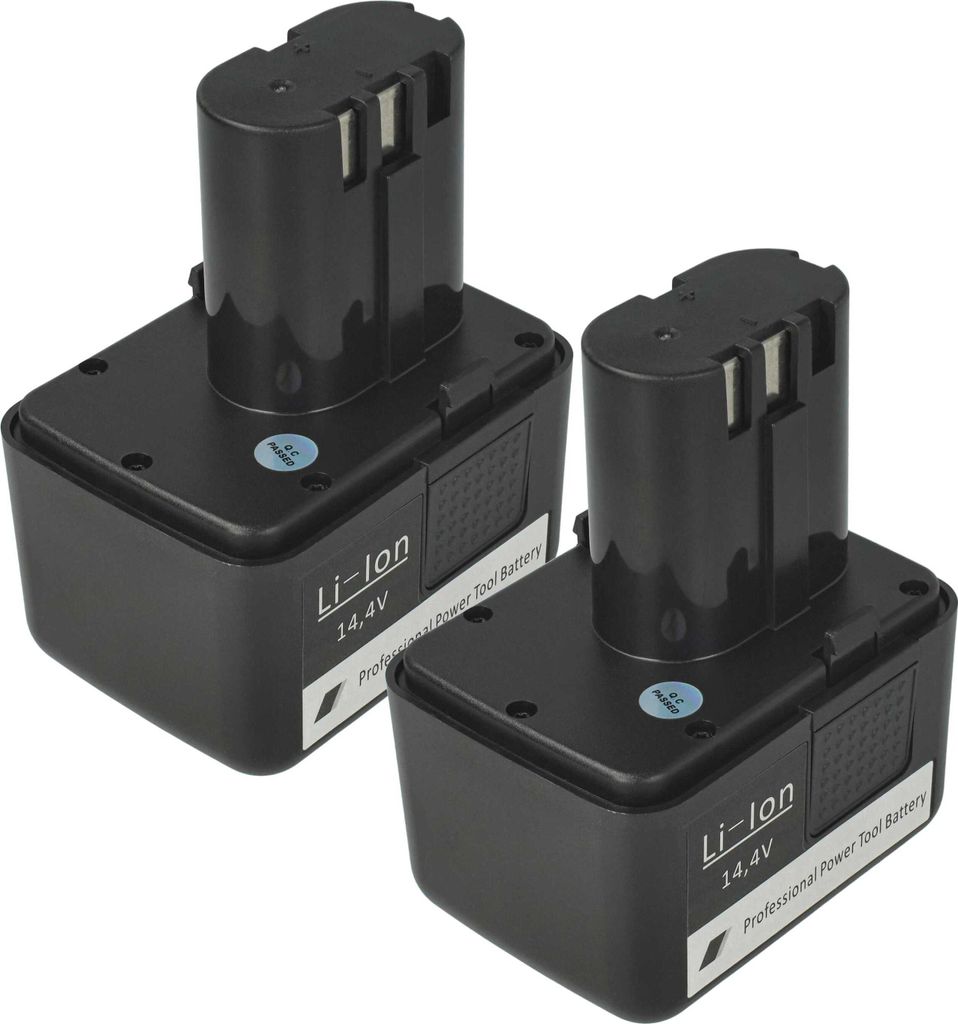 vhbw 2x Akku kompatibel mit Würth ANG 310, ANG 14 Werkzeug, Blindniet-Setzgerät (2000 mAh, Li-Ion, 14,4 V)