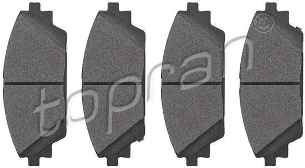 Jeu de plaquettes de frein avant pour Mazda 3 - Qualité OE TOPRAN 624527