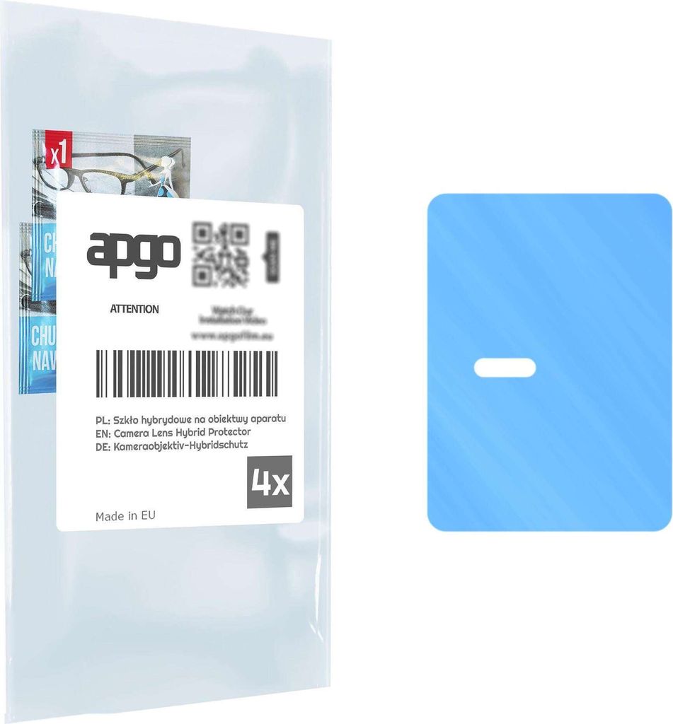 apgo 4 Stück Hybrid Kameraschutz, Kamera-Schutzglas kompatibel mit Vivo S10, Linsenschutz, 9H Härte, Schutz für Kameraobjektiv, Anti-Kratzer, tr...