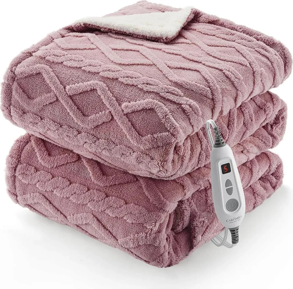 Coperta Riscaldante Sherpa Rosa: Il Must-Have per il Tuo Relax Invernale