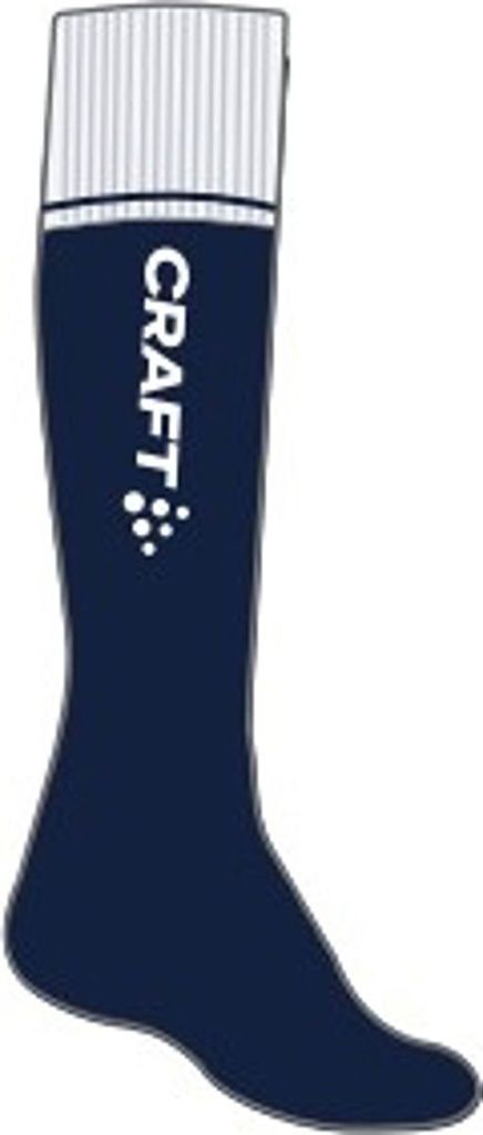 Craft Progress 2.0 Contrast Stutzenstrumpf - Marine / Weiß