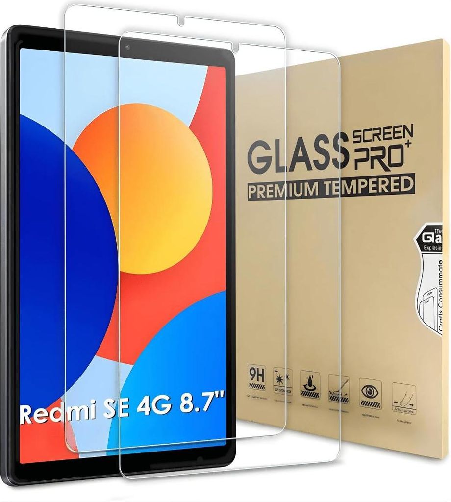2X Schutzglas für Xiaomi Redmi Pad SE 8,7 Zoll Display Produktbild 