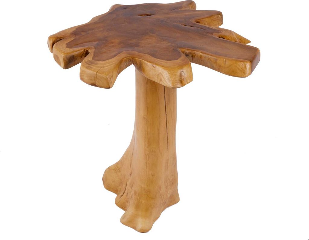 Beistelltisch 60cm Holz Design Tisch Modern Wohnzimmer Produktbild 
