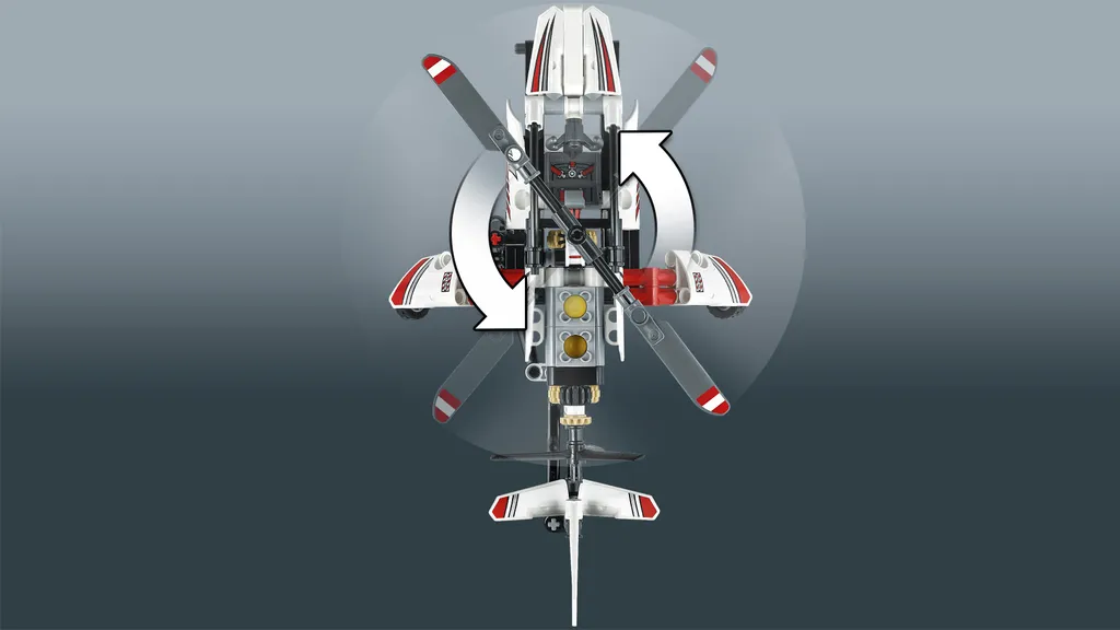 LEGO Technic 42057 Hélicoptère Ultra-Léger - Maquette de Construction
