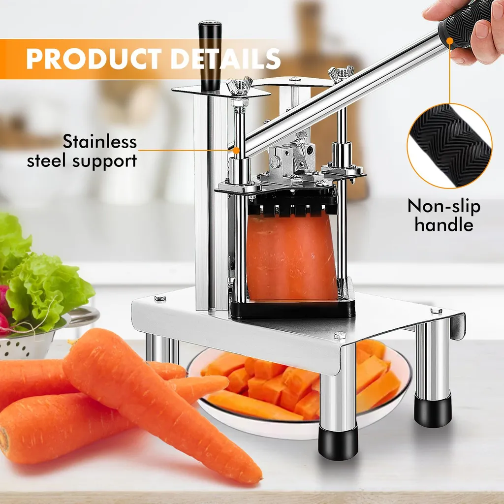 Coupe-aliments manuel pour préparation rapide de salades et condiments