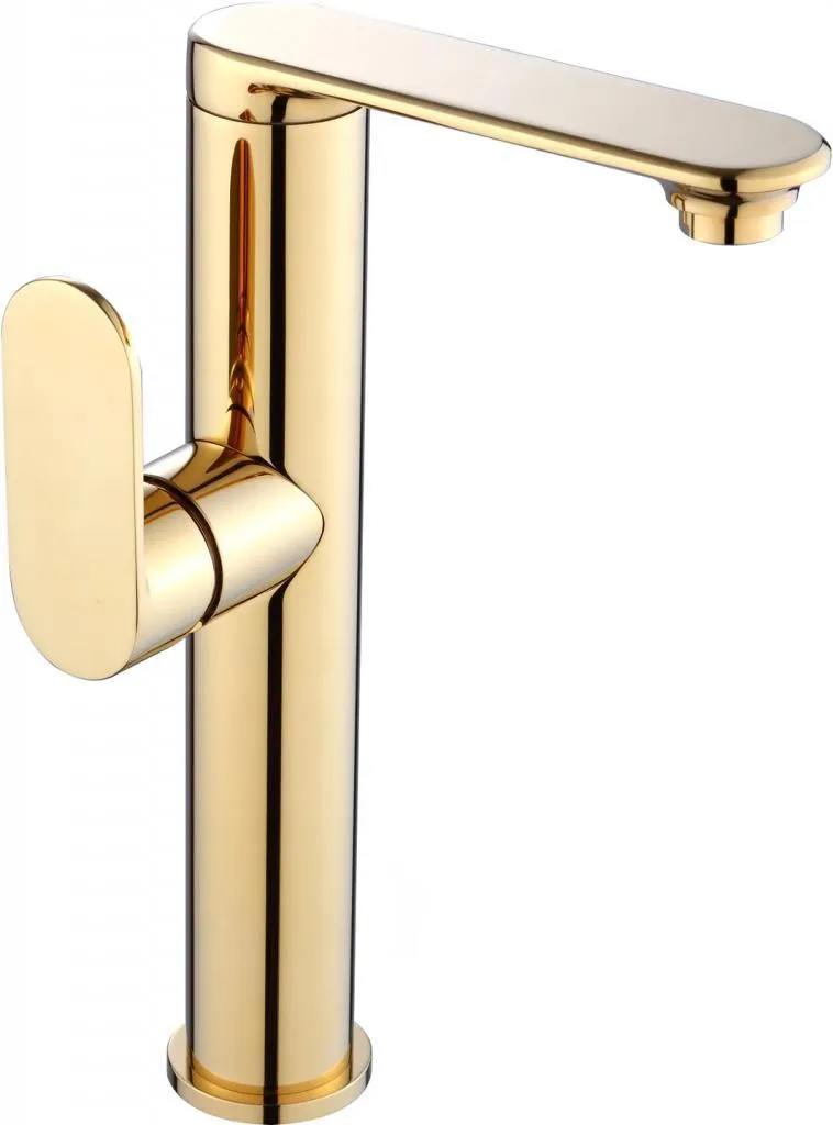 Miscelatore Alto Oro Mexen Milo 71315-50 per Lavabo Appoggio