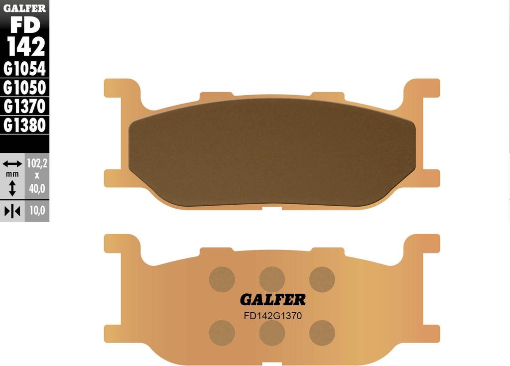 Bremsbeläge Kh179 Gesintert Metallic (Gold) Strasse Produktbild 