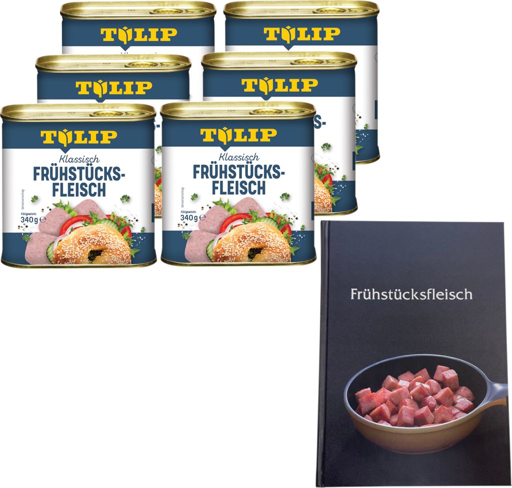 TULIP 6x Frühstücksfleisch Schwein 340g Dänische Produktbild 
