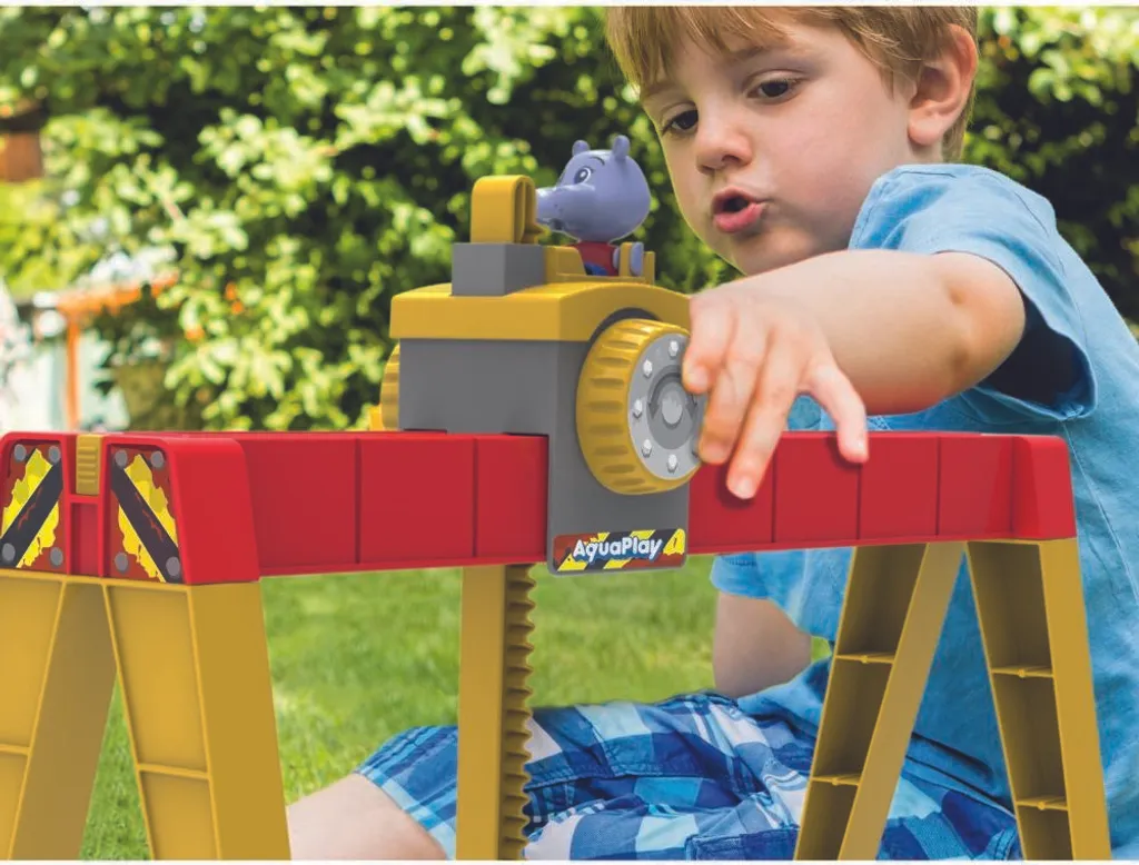 AquaPlay ContainerPort Set de Jeu avec Grue Pivotante et Écluse Mobile - 13