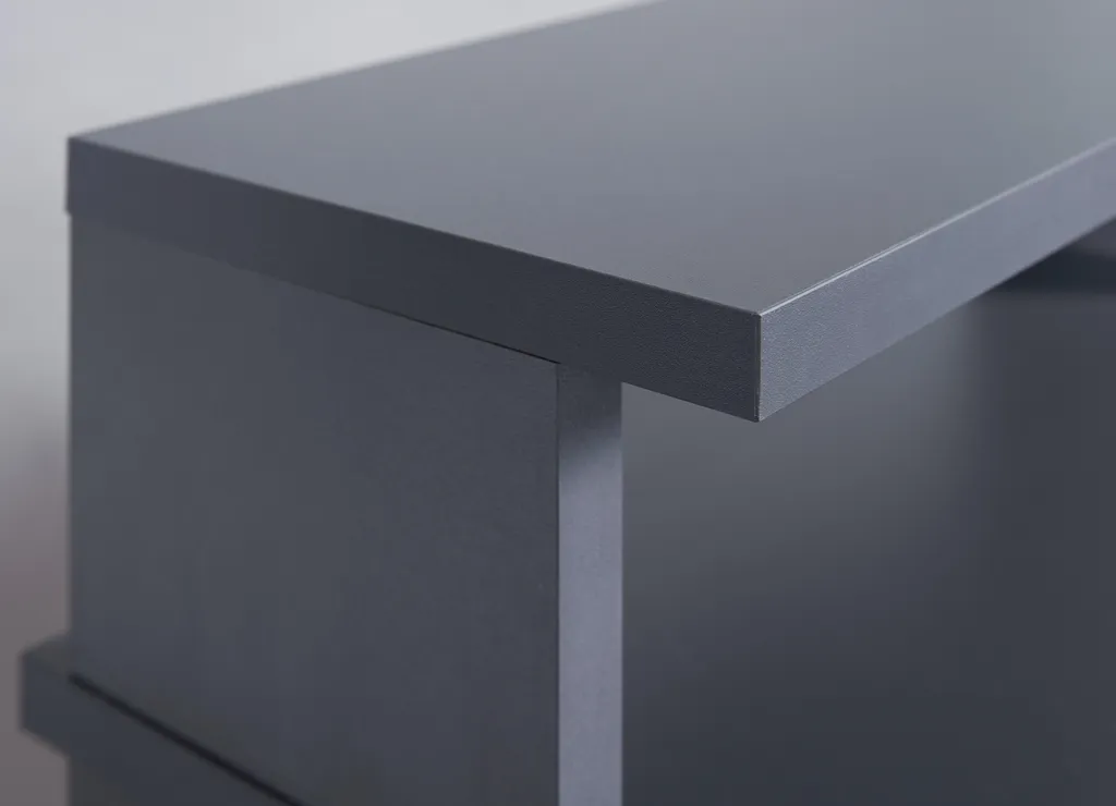 Bureau gaming MatchPoint gris pour organiser son setup PC - 9
