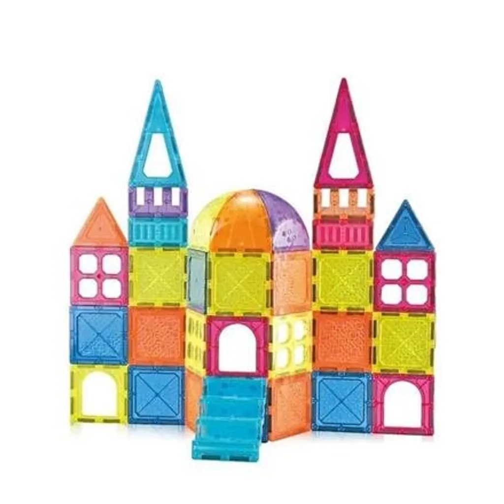 Construction Magnétique 33 Pièces Bavytoy - Blocs Aimantés Puissants