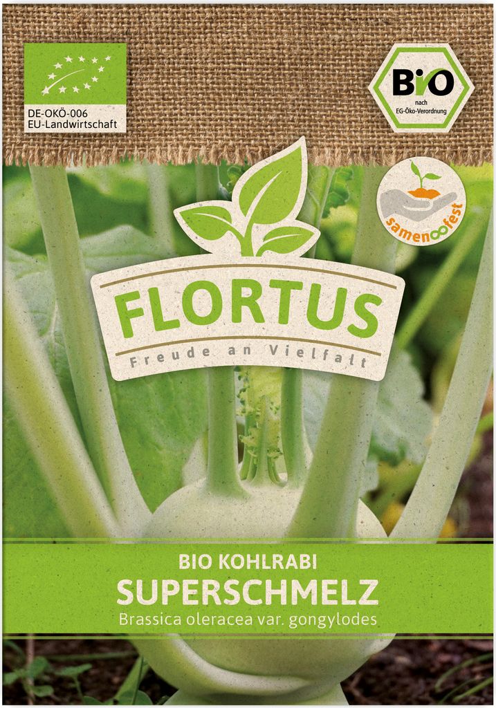 Kohlrabi Superschmelz | Kohlsamen von FLORTUS