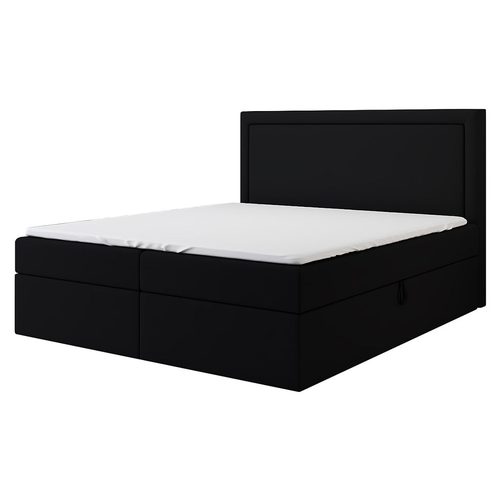 Boxspringbett FRODI 180x200 mit 2 Bettkästen, Bonell-Matratze und Topper. Möbel vom Hersteller- Handarbeit! Bett Komplett-Set mit Matratze, Bettk...