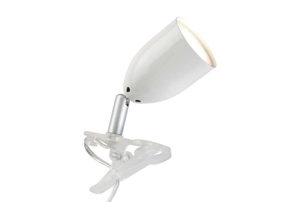 BRILLIANT LED-Klemmleuchte Leo, 3 W, 250 lm, 3000 K, weiß Produktbild 
