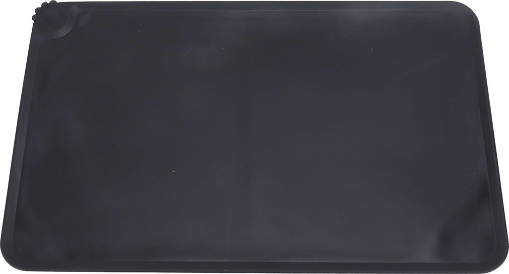 Silikon-Futtermatte für Haustiere, auslaufsicher, rutschfest, waschbar, niedlicher Look, für Katzen, Hunde, Futter, Wassernapf für den Innenbere...