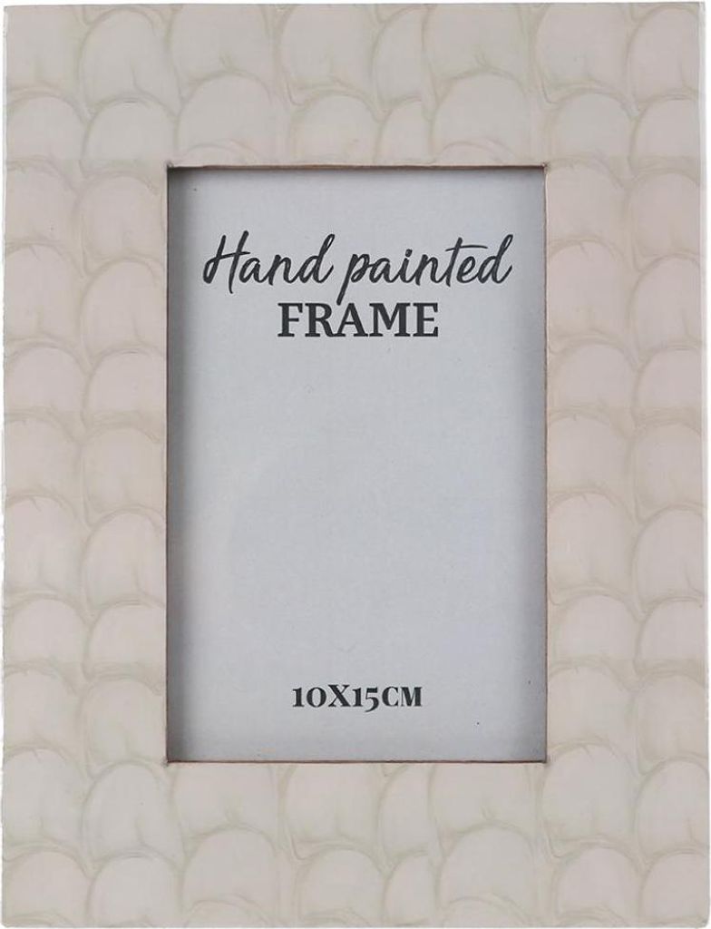 Fotorahmen Holz Emaille Mehrfarbig 16x21,5cm Dekoration