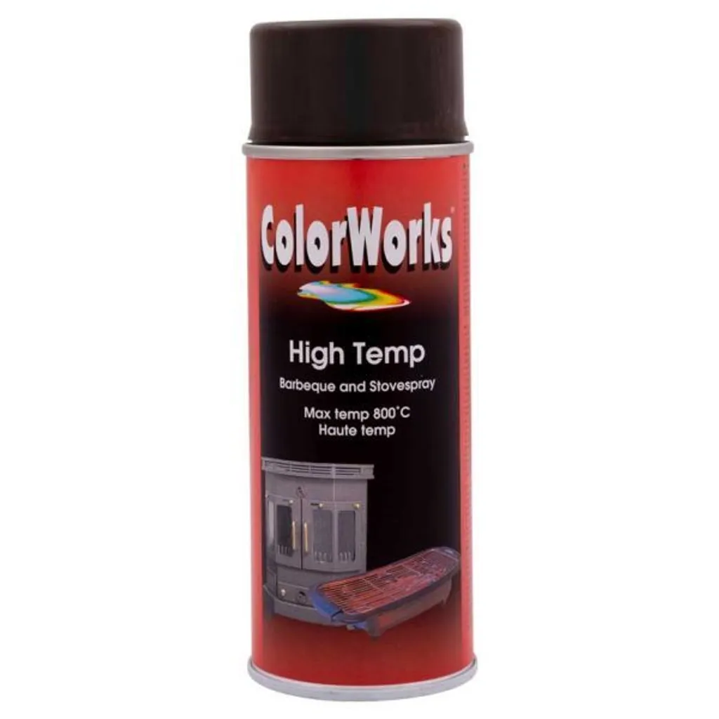 Peinture Colorworks brun pour échappement et barbecue de jardin