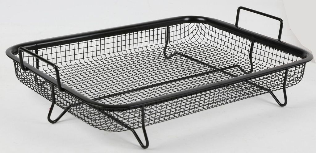 Backofen Grillkorb aus Edelstahl – Knusperkorb für Pommes, Produktbild 