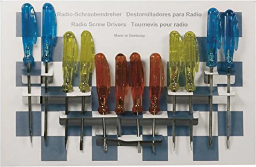 Coffret de tournevis de précision pour radio et électronique 12 pièces
