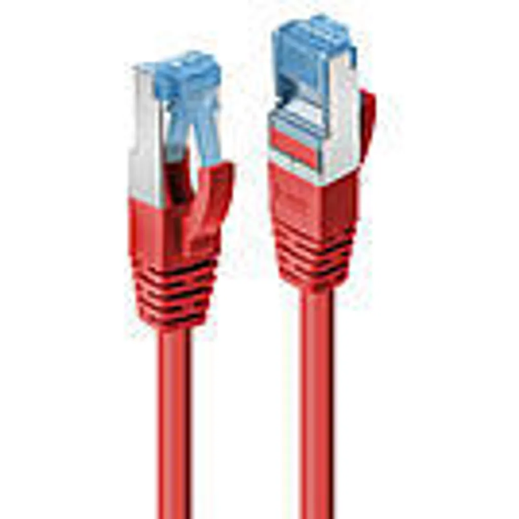 Cavo Patch Lindy 47162 Cat6A S/FTP 1m Rosso | 10Gbps per Server Pro - 4