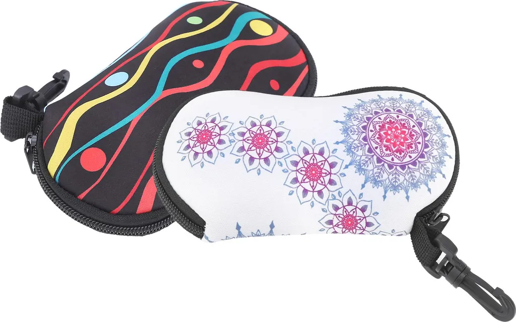Custodia per occhiali in pelle colorata per lei, custodia per occhiali