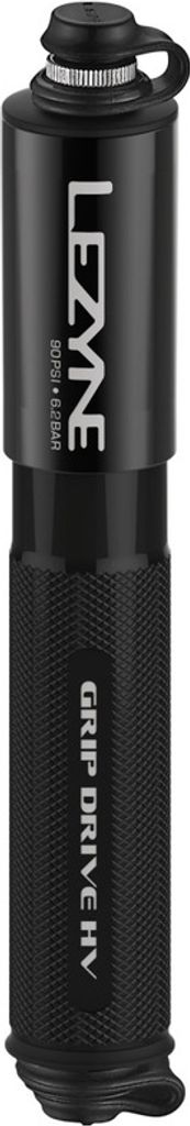 Lezyne Grip Drive HV Black Mini-Fahrradpumpe