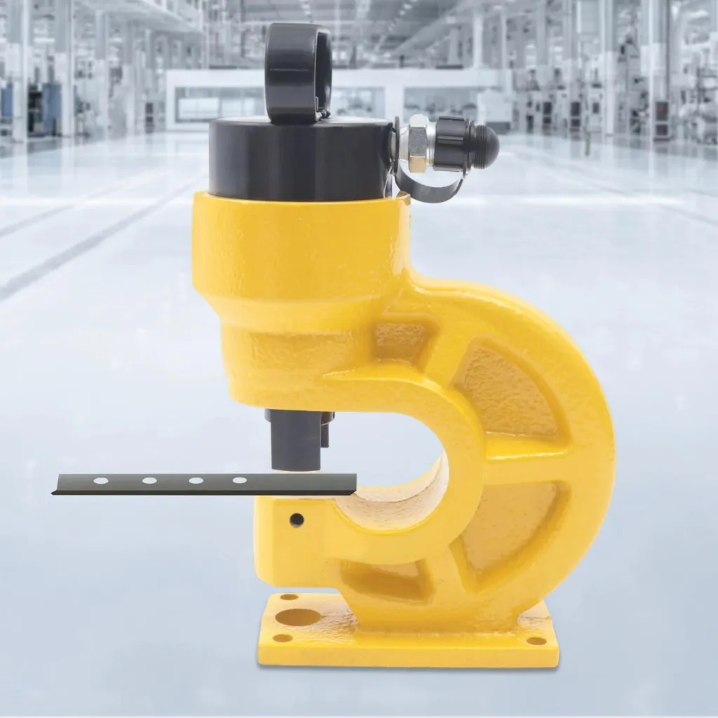 Poinçonneuse hydraulique 31T 304kN - Outil de poinçonnage barres cuivre - 7