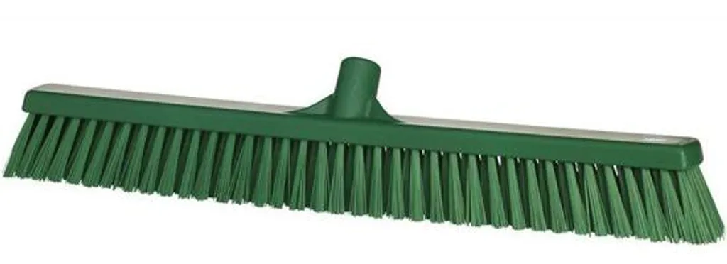 Brosse Vegende 610 mm verte à poils mixtes polyester et porc souples