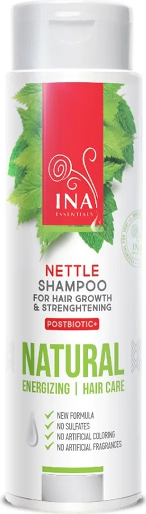 Ina Essentials Shampoo all'ortica contro la caduta dei capelli, 200ml
