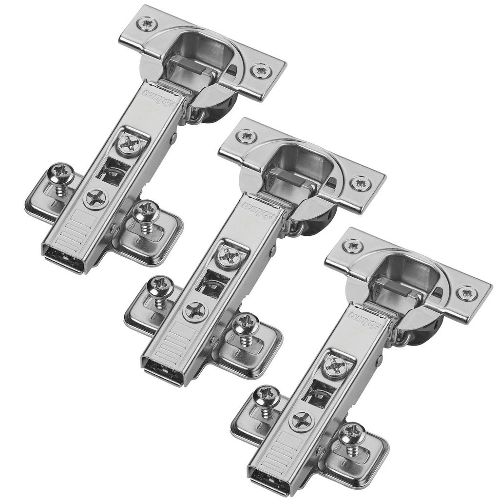 Blum Scharnier CLIP top 71B3580 Eckanschlag – Kreuzmontageplatte 174E6100 (3 Stück)