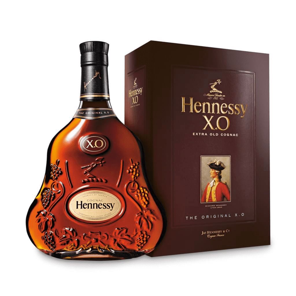 Extra Hennessy Old Cognac in X.O