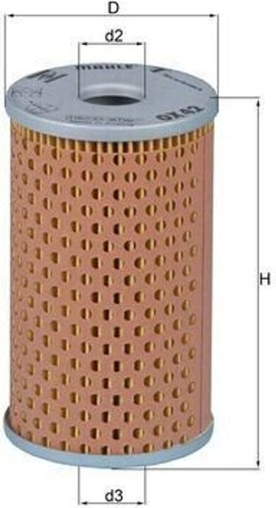 MAHLE Hydraulikfilter Lenkung OX 42 passend für Produktbild 