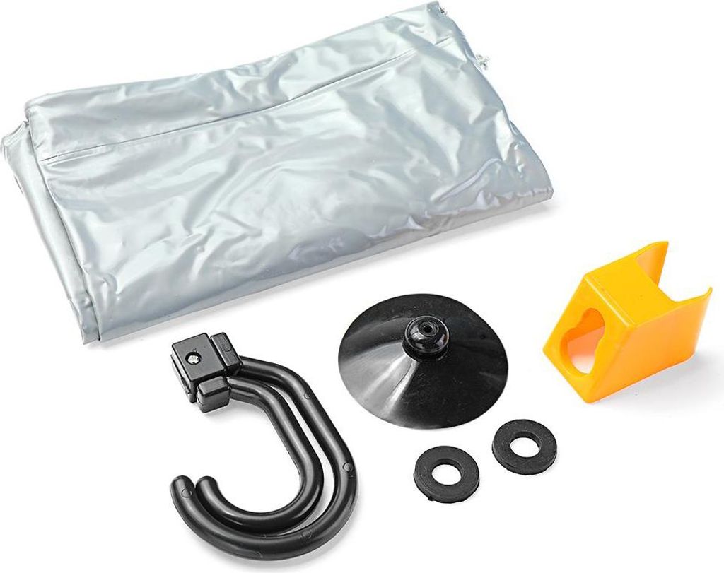 Tragbares Autodusch-Waschgerät 12 V – pumpt Wasser aus einem Eimer in einen gleichmäßigen, sanften Duschstrahl für Camping, Reisen, Strand, S...